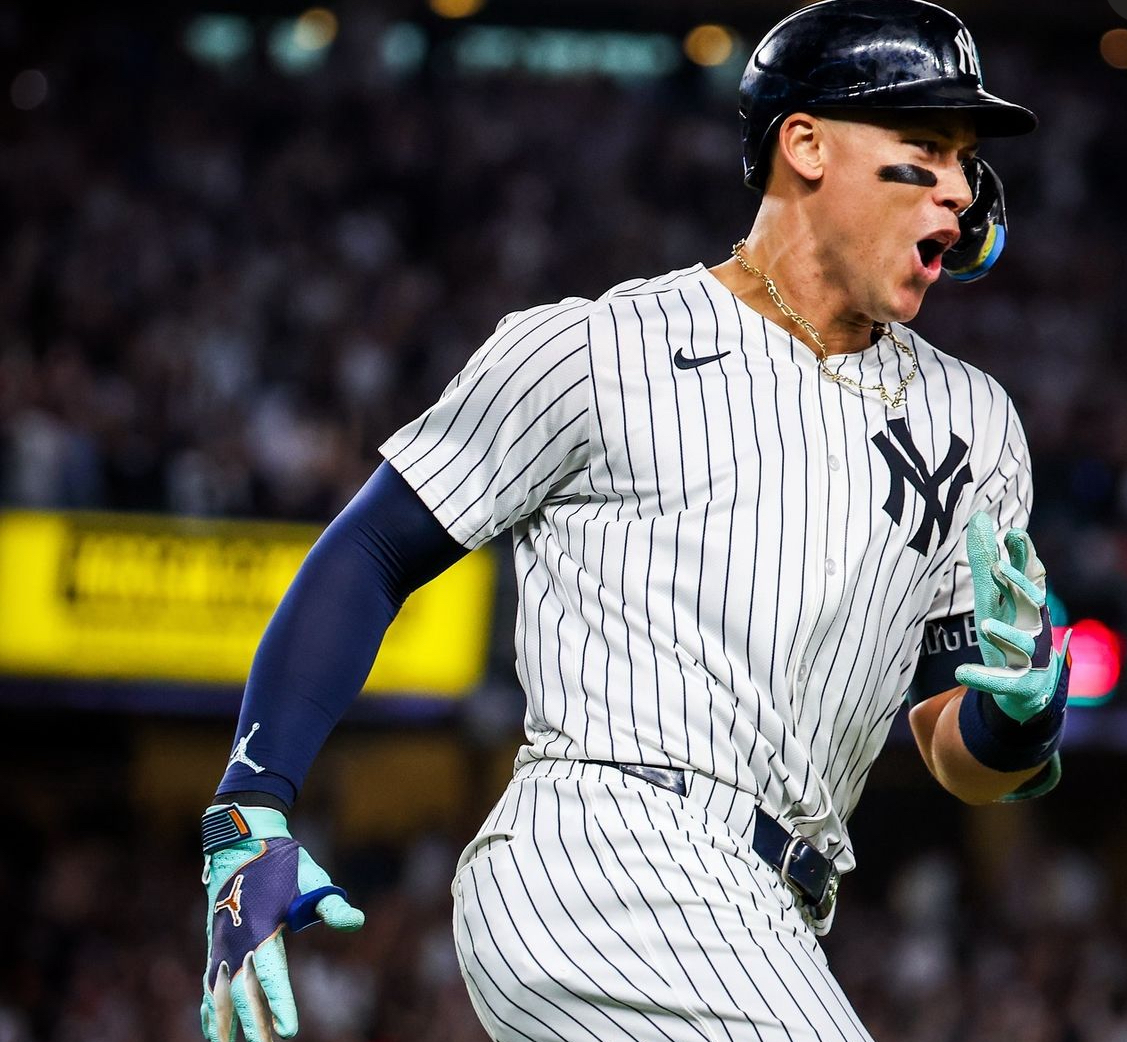 洋基王牌打者「法官」賈吉（Aaron Judge）遭紅襪以近身球報復。圖/取自洋基隊IG