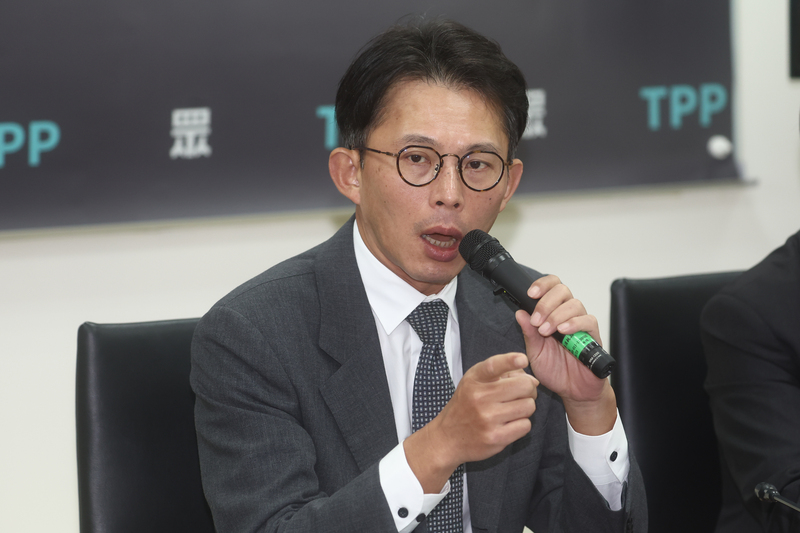 黃國昌今接受網路節目「誰來早餐」專訪時，首度闡述2026選戰藍白合作藍圖。圖／中央社