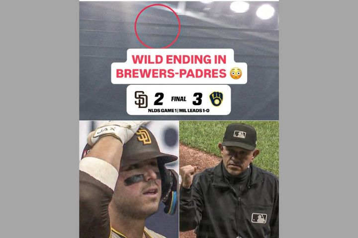 MLB季後賽　教士差點靠「屋頂球」逆轉　釀酒人3：2驚險守住G1