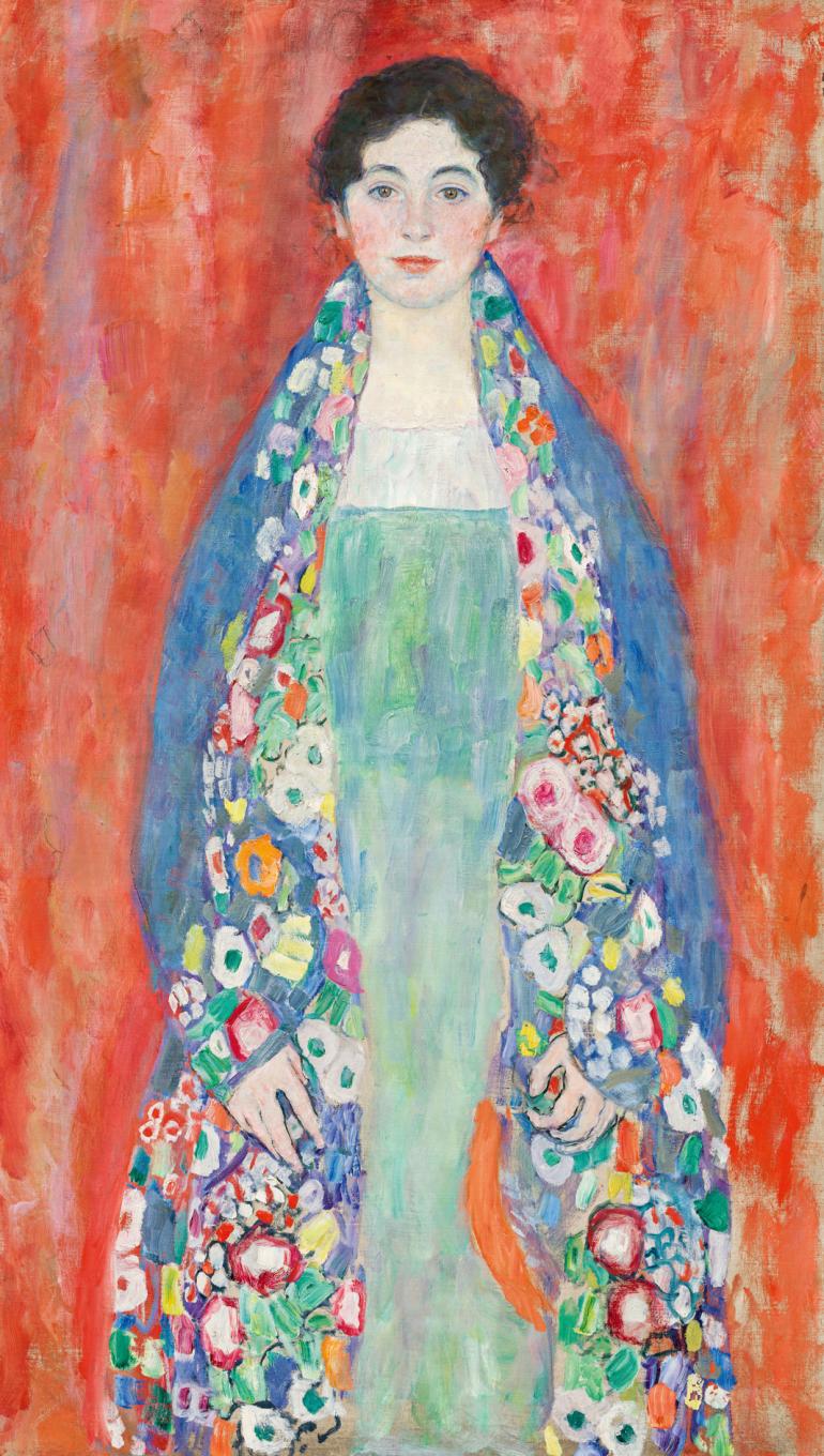 失蹤百年，克林姆畫作《莉澤小姐肖像》，將於4月拍賣。圖/取自Im Kinsky官網