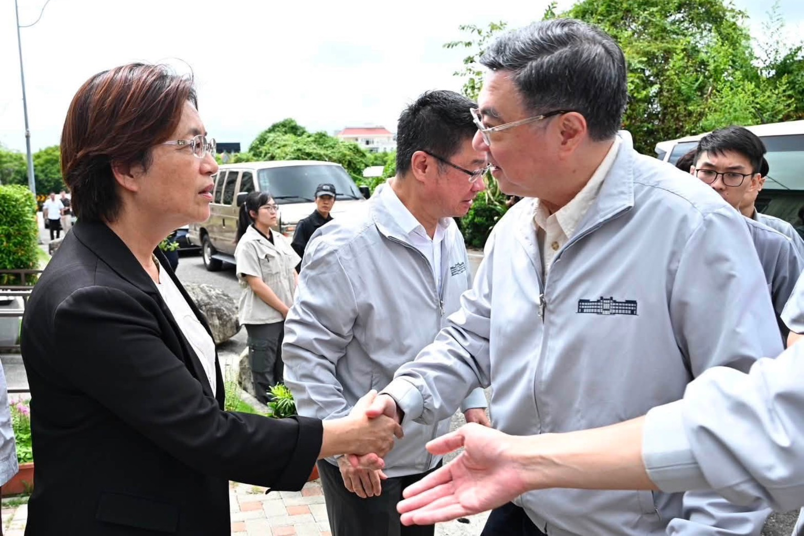 【更新】王惠美昨同台賴清德今與卓榮泰握手　鄭麗文：地方中央要一條心