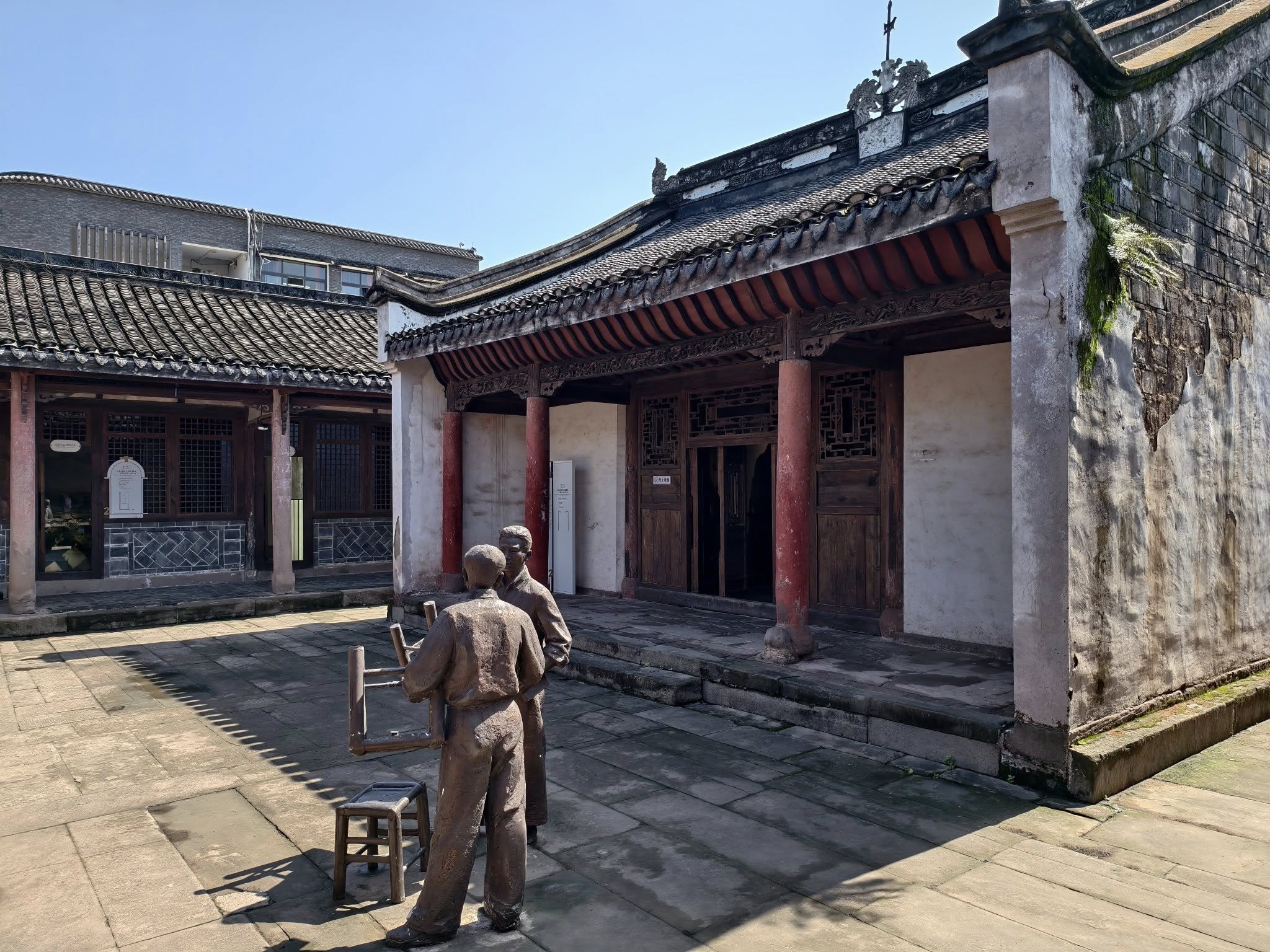 同濟大學抗戰時舊址。圖/記者衣冠城攝