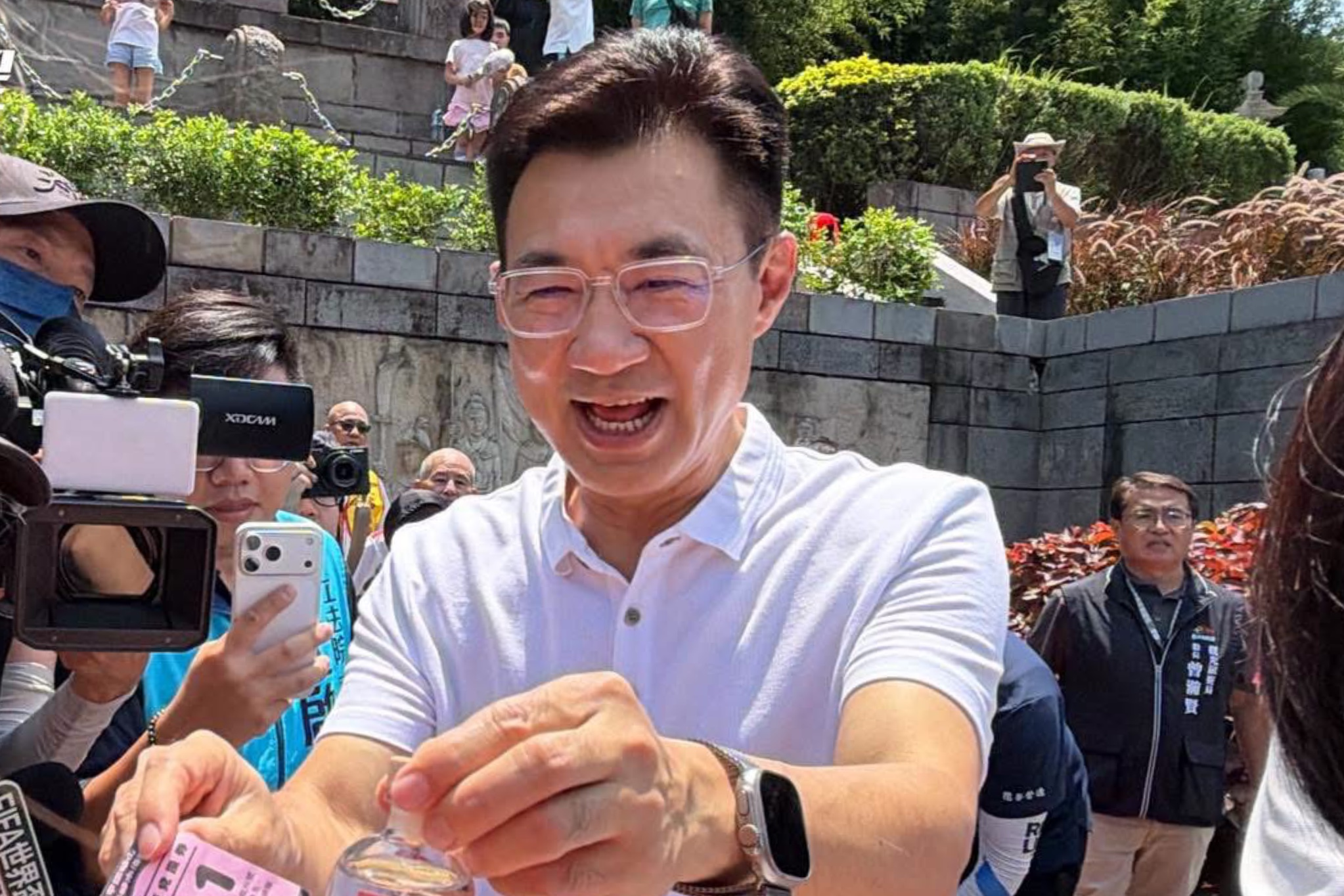 陸委會大動作查饒慶鈴還有五農團　江啟臣發聲了 