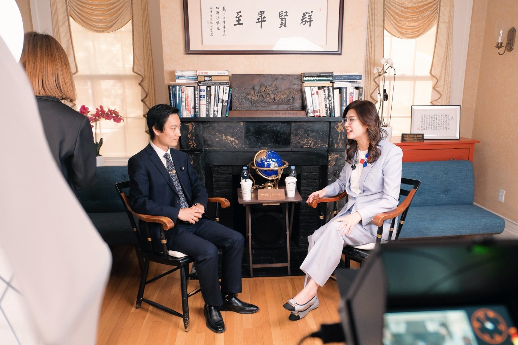 鄭麗文接受波士頓Podcast專訪：台灣不應成為「大國競爭下的棋子」