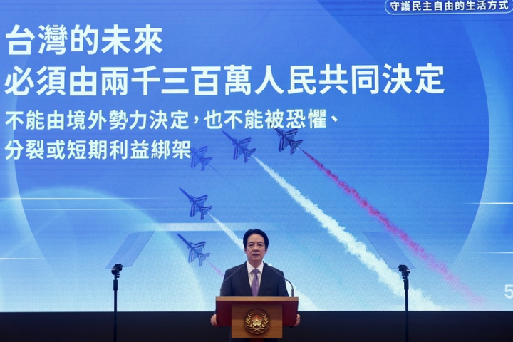 賴清德520稱「台未來不由境外勢力決定」　國台辦：冥頑台獨本質藏不住