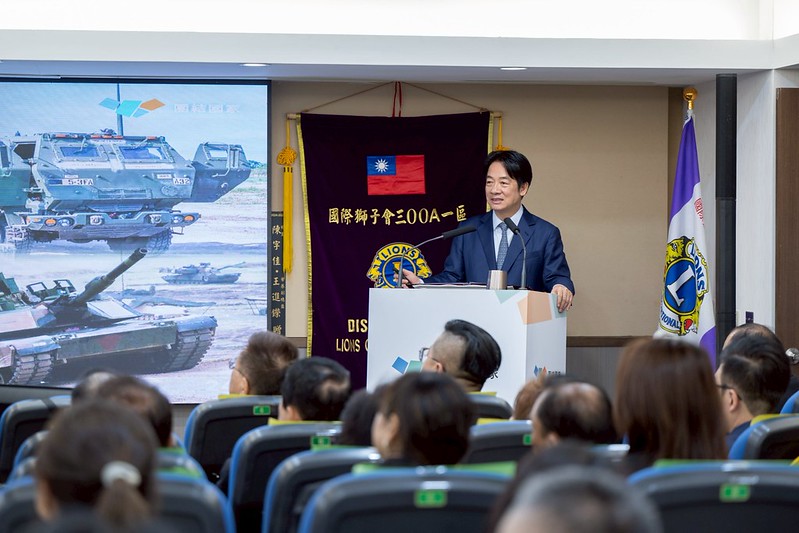 【張競專欄】賴清德四講國防    滿嘴雜質