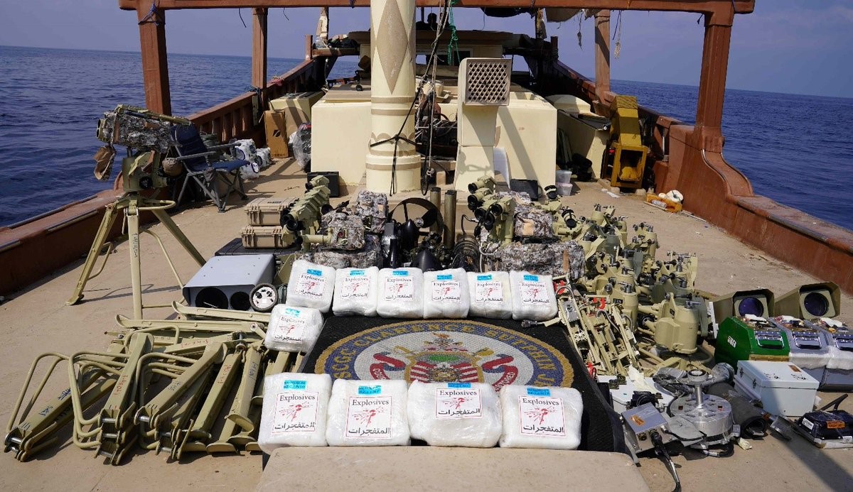 美軍擊敗了葉門叛軍「青年運動」的水下無人艇。圖為美國中央司令部攔截了（Houthi）的軍武裝備/取自美國國防部