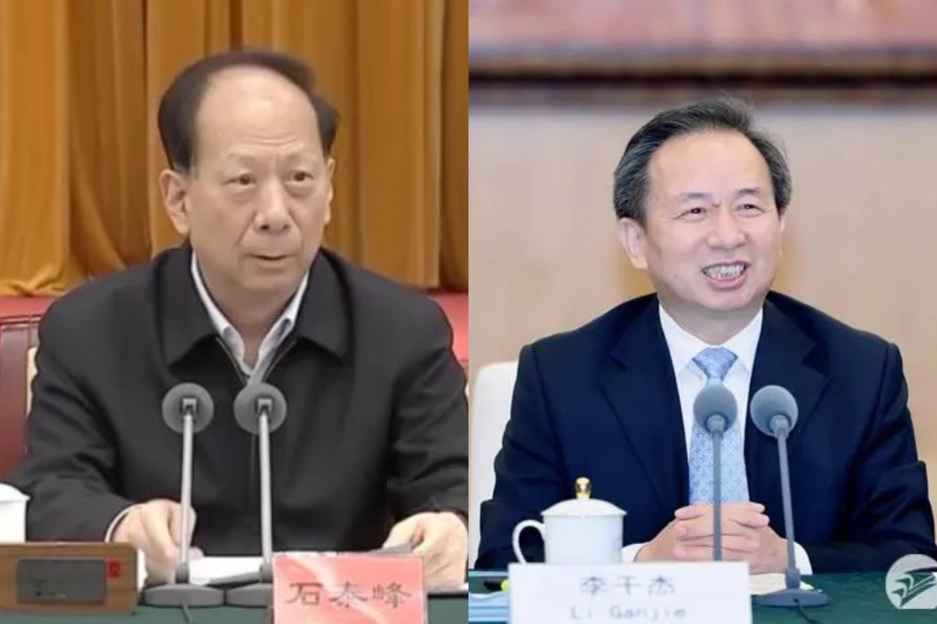 中共高層官員罕見對調 石泰峰任組織部長 李幹傑掌中統部