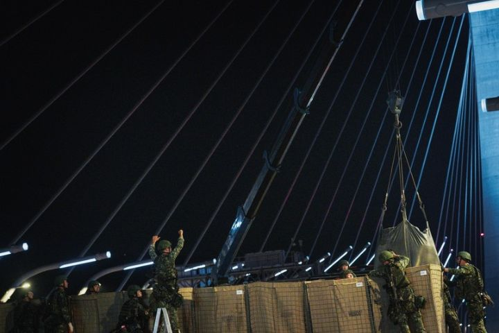 漢光演習首封淡江大橋！工兵設3防線阻敵直衝中樞