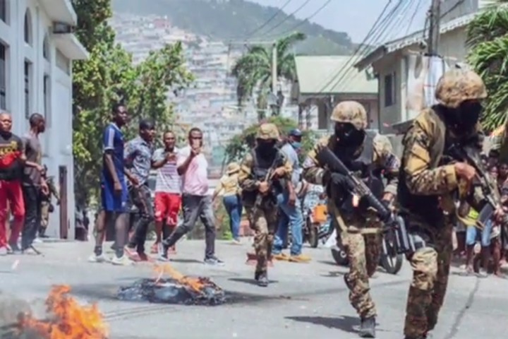 中美洲友邦海地爆發嚴重動亂。圖/取自福斯新聞官方《YouTube》頻道