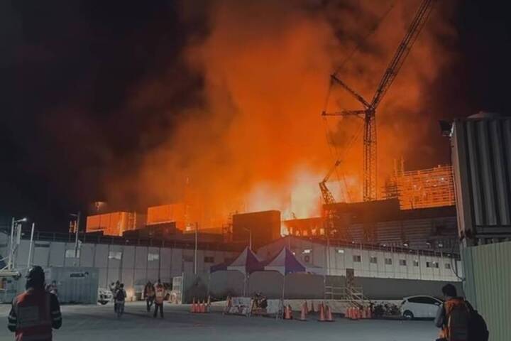 【快訊】高雄興達發電廠爆炸起火　高市消緊急救援