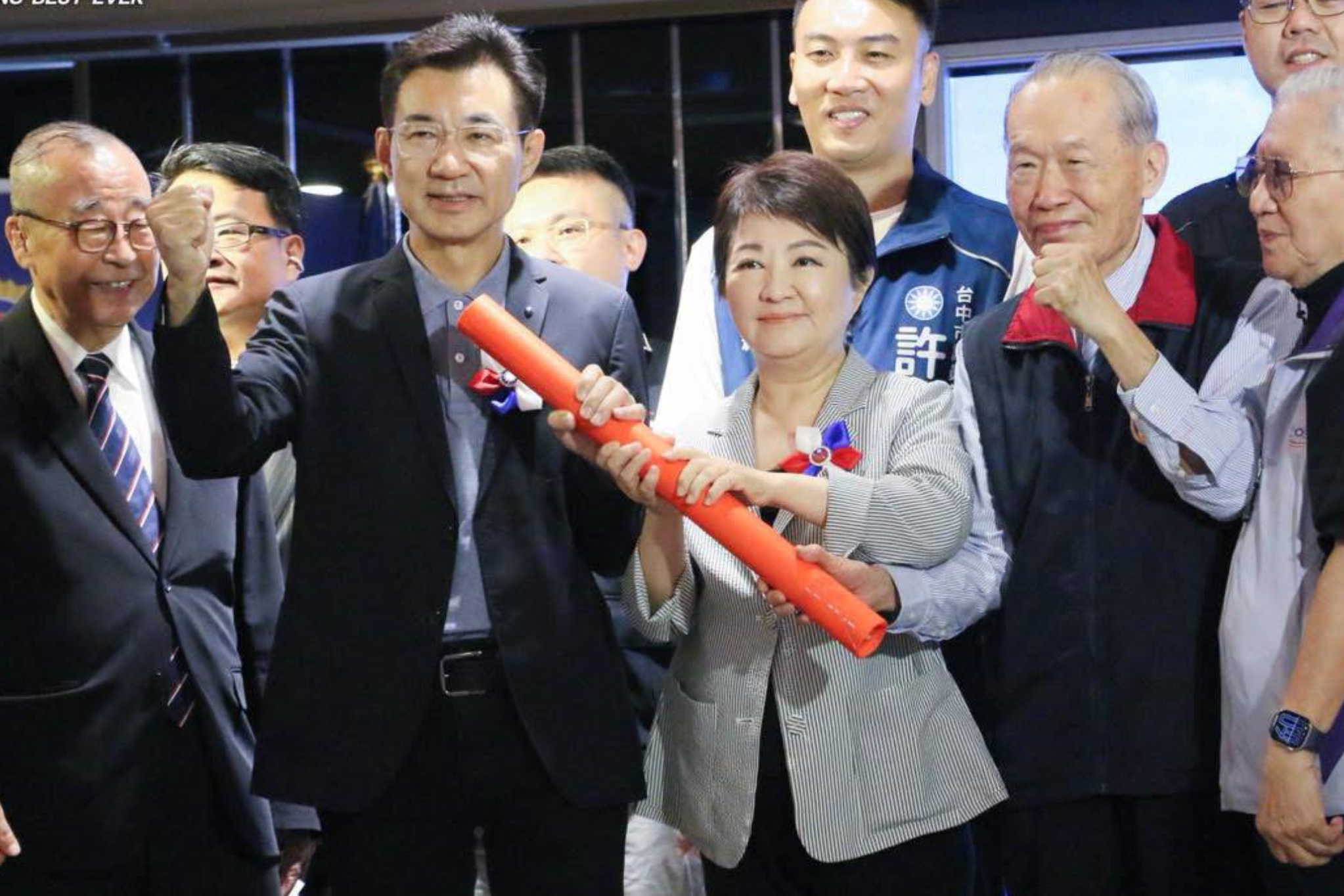 823點名賴清德一個月來台中四次！盧秀燕挺江啟臣：不讓台獨拿下台中