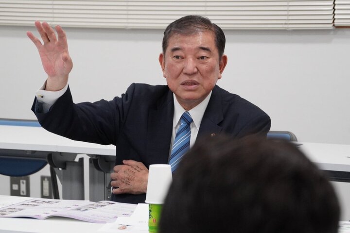 日本首相石破茂可能以解散眾議院處理內閣不信任案。資料圖片/取自石破茂官方《推特》