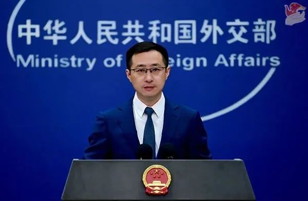 中共外交部發言人林劍重申台灣是中國內政,不容他國干涉。圖/取自中共外交部官網