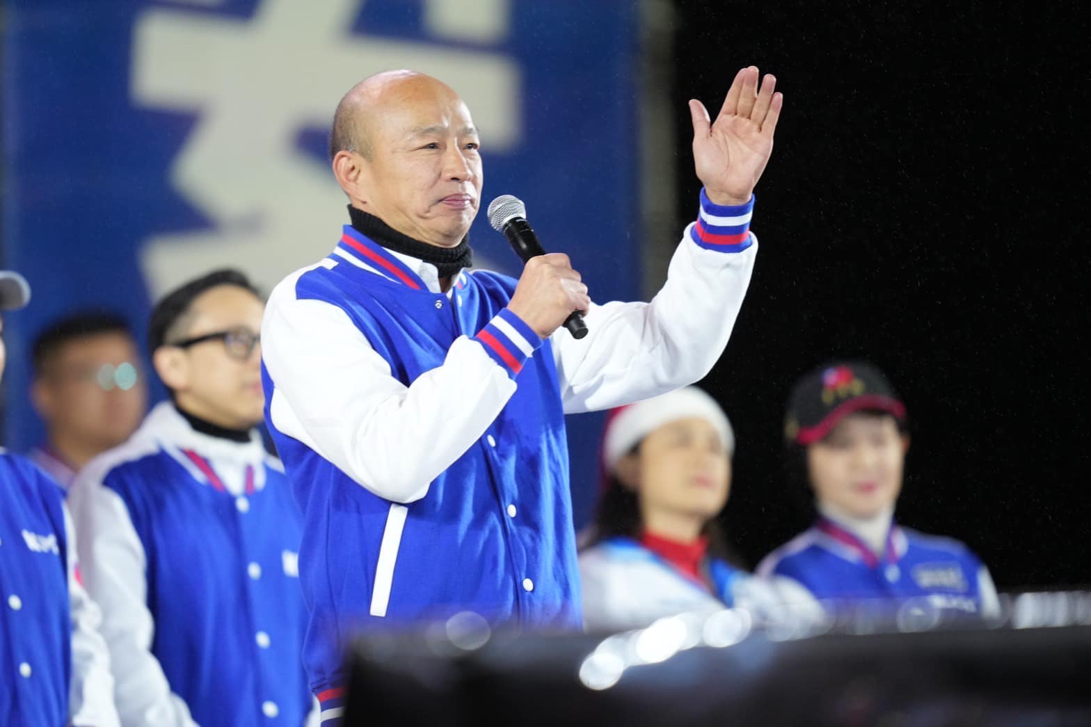 韓國瑜登高一呼，國會選戰正式開打，國民黨組成「韓江配」面對挑戰。圖／取自韓國瑜臉書