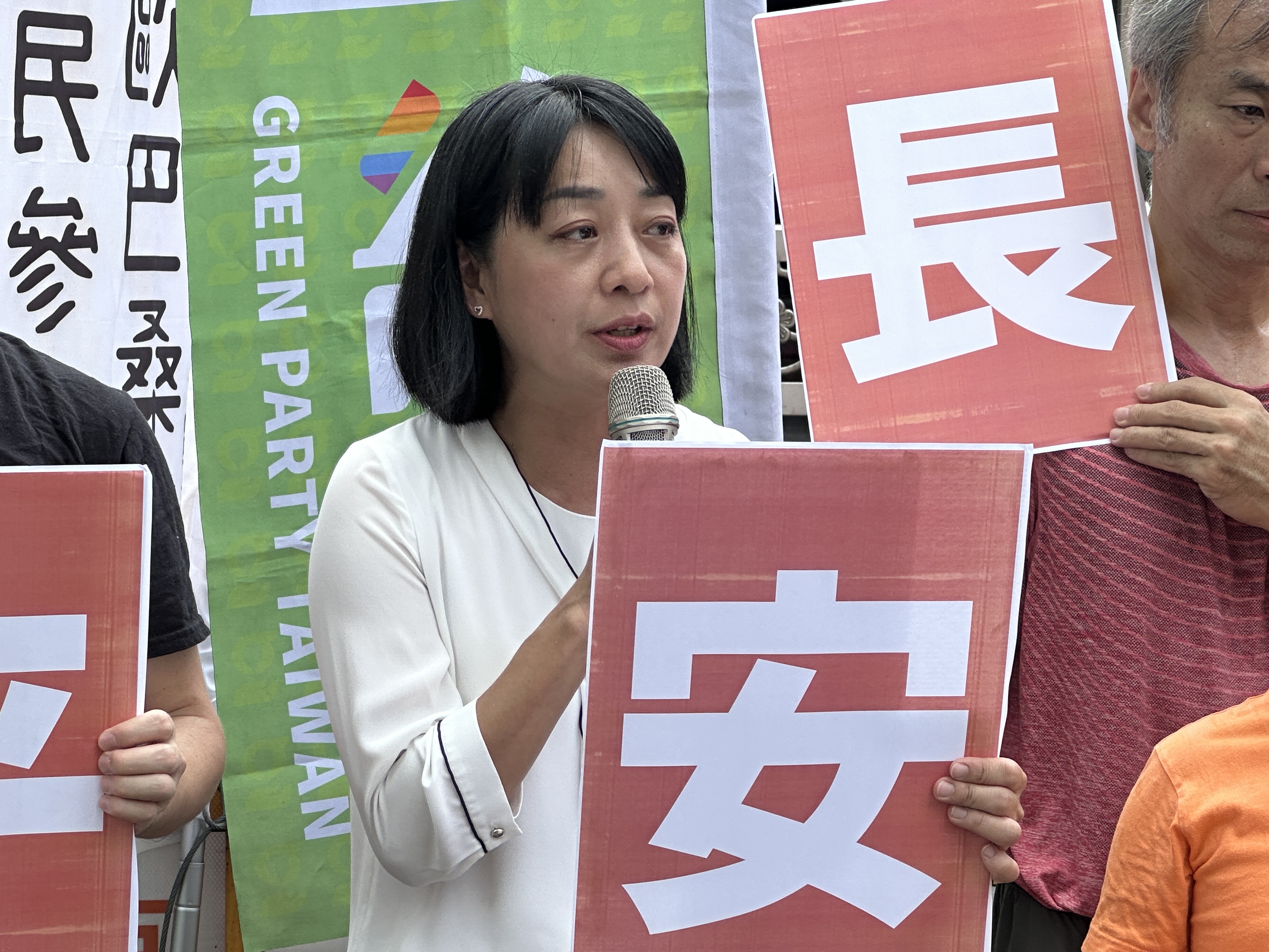 圖為時代力量黨主席王婉諭。圖/記者陳思豪攝