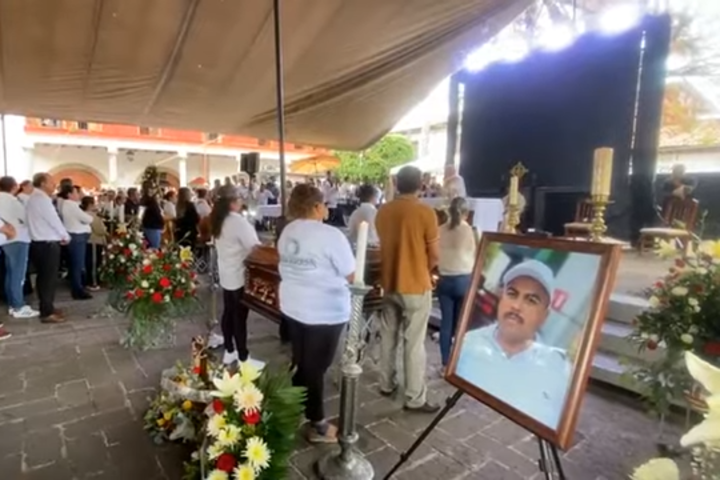 加西亞的告別式已於當地時間周六舉行。圖/取自El Heraldo de México《YouTube》頻道