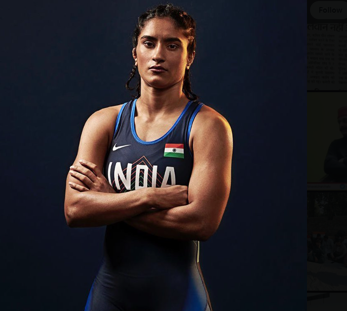 印度角力女將波加特（Vinesh Phogat）因體重超重100公克，痛失巴黎奧運女子摔角50公斤級賽事金牌戰資格。圖/取自IG@unitedworldwrestling