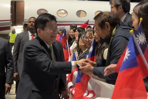 突破中共封鎖　林佳龍以總統特使身分抵達史瓦帝尼　