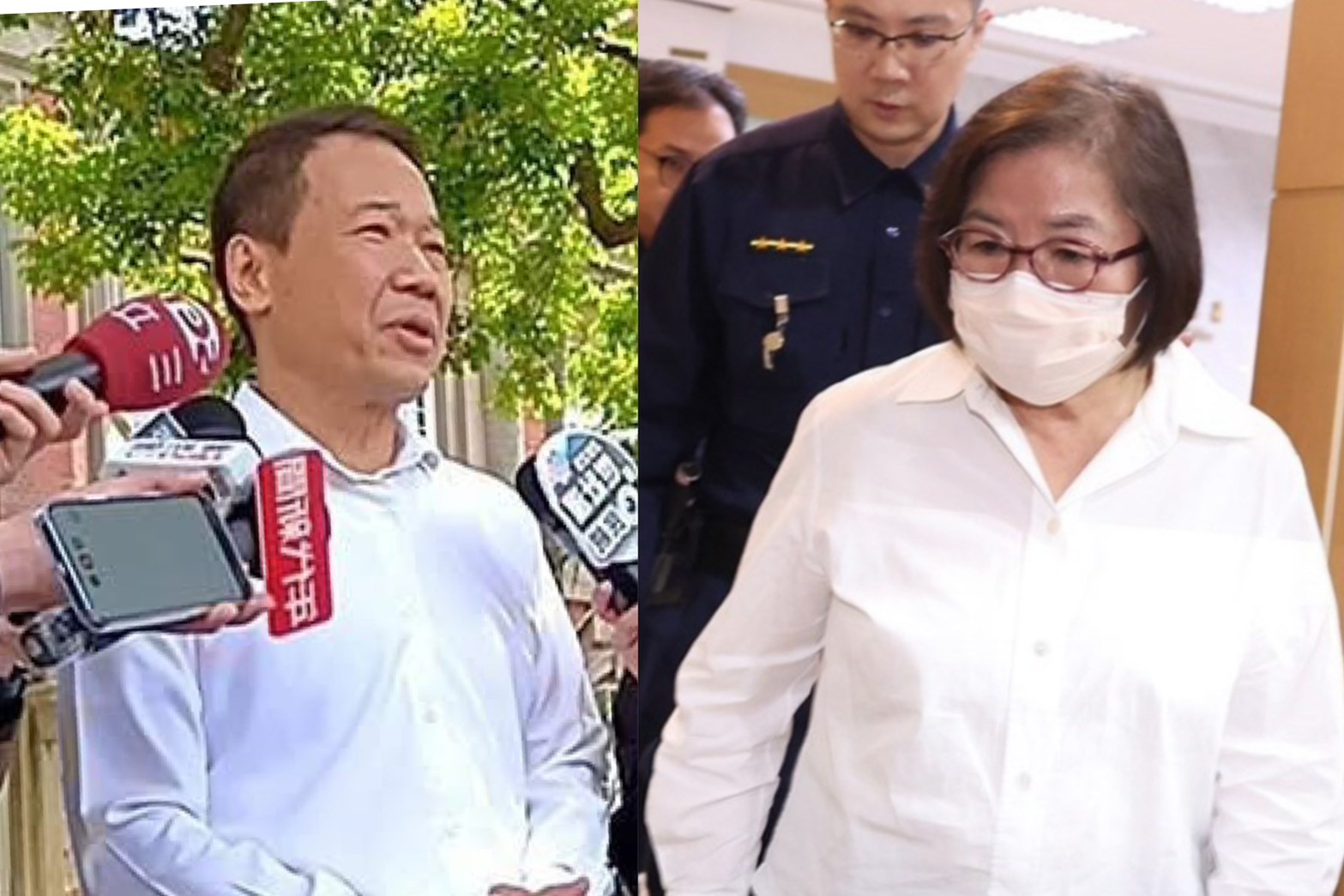 北檢於起訴書中多次提及國民黨北市議員鍾小平，也讓他與被告黃呂錦茹過去的糾紛再度引發討論。圖/左取自鍾小平臉書、右為中央社