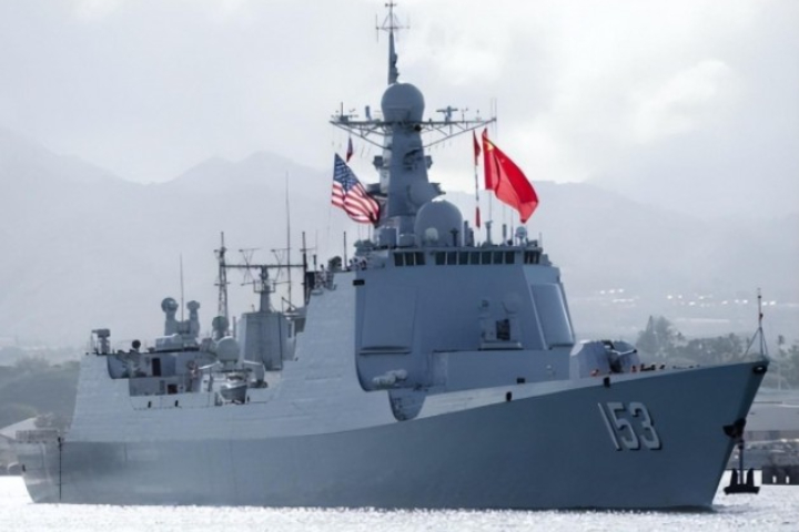 共軍2016年曾參與美國艦隊主導的環太平洋軍演。圖/取自中華網