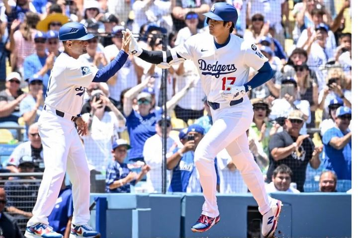 MLB打擊力排行榜 大谷連5場開轟後 從第4升至第2