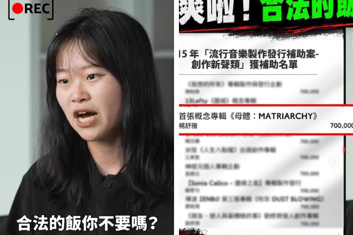 昔玻璃睪丸惹議！楊舒雅獲文化部70萬補助　網批：預算還是刪太少
