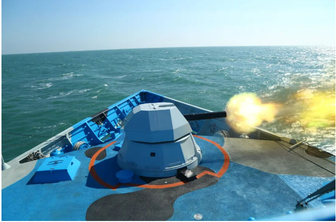 東部戰區14日公布飛彈快艇演習影片。東部戰區微信公眾號。