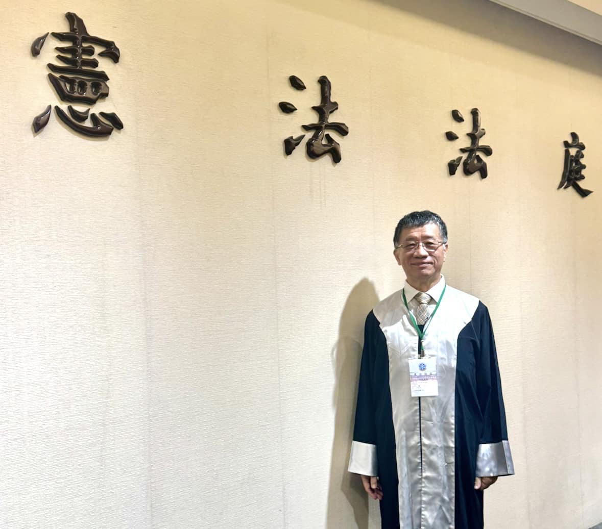 前台北市長柯文哲改委任也曾擔任法官及檢察官的資深律師林石猛(圖)上訴高院。圖/取自林石猛臉書