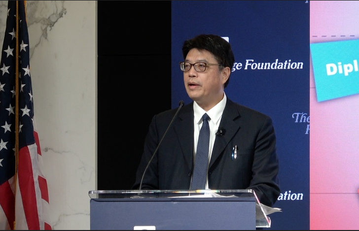 邱垂正在美國傳統基金會宣講兩岸政策 稱中共是「人類歷史上前所未有的新極權主義」