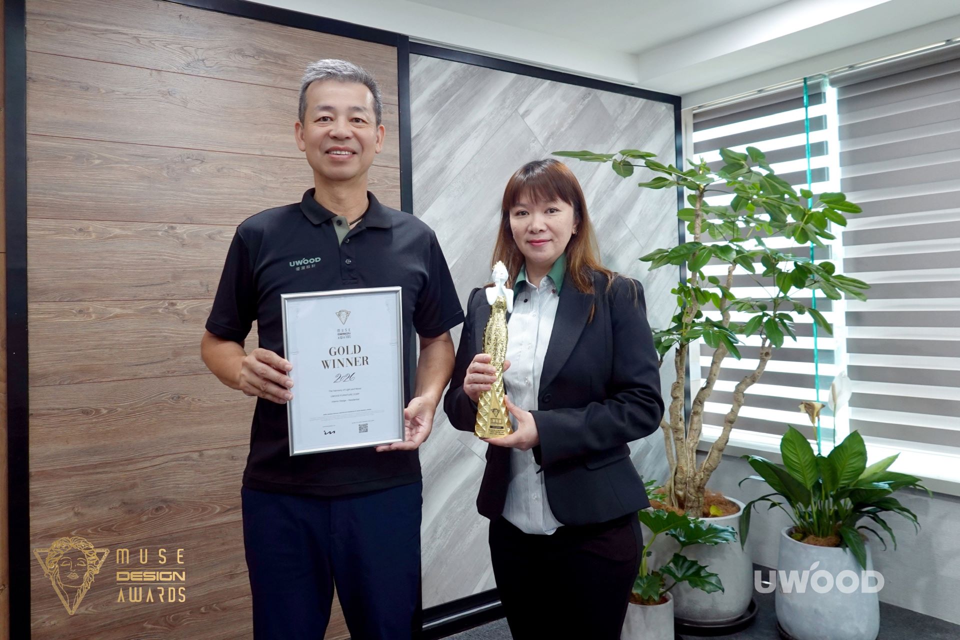 優渥設計勇奪2026美國繆思設計大獎金獎　 以《光影木韻》詮釋日式靜謐美學