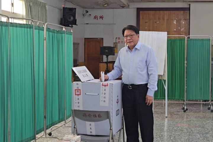 核三重啟公投 潘孟安返車城投票強調「兩必須三原則」