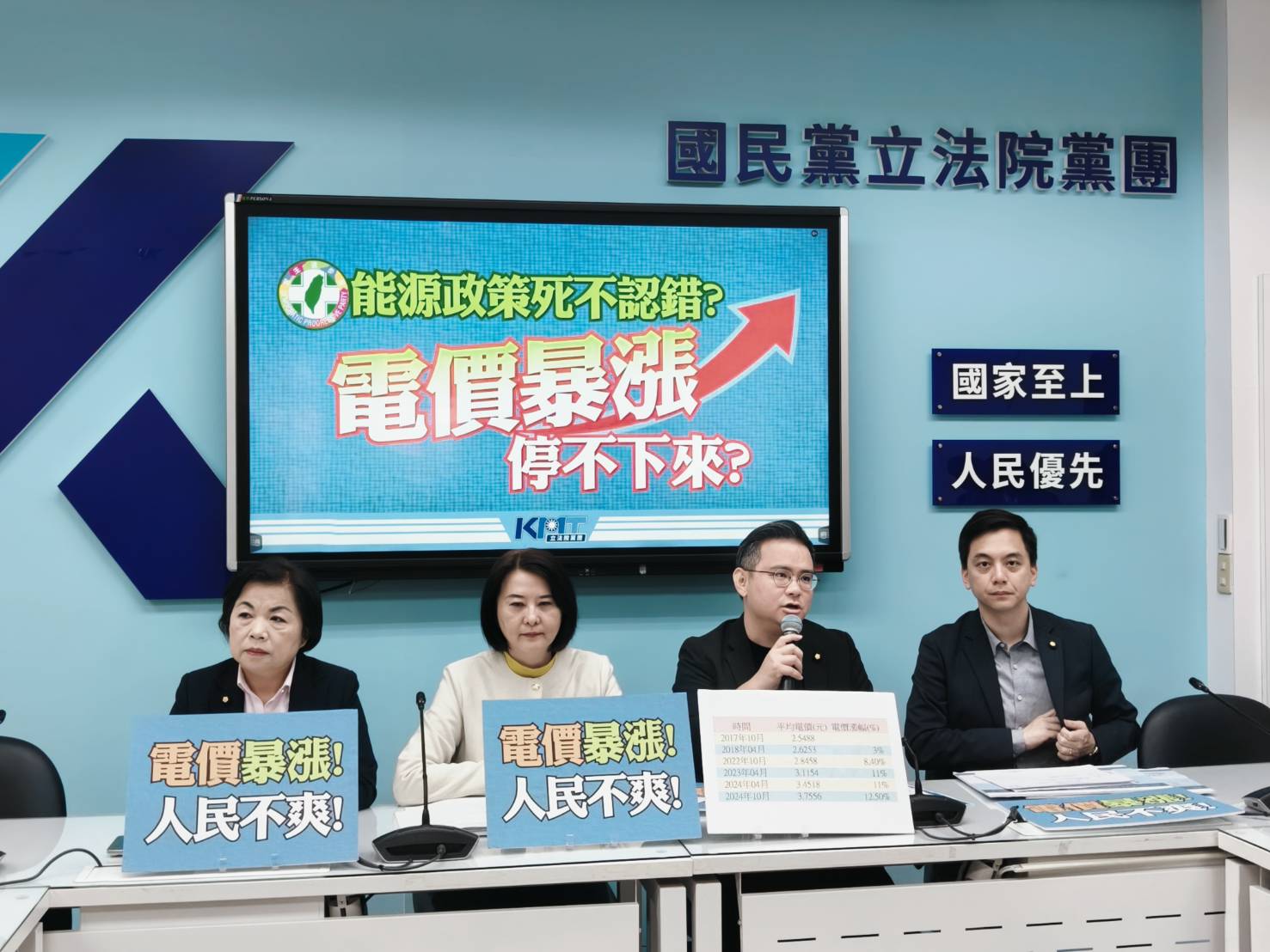 電價審議在即 台電規劃民生用電全面調漲25%  藍痛批能源政策錯誤