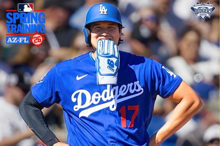 大谷翔平練習賽球速飆159公里　戶外打擊35揮  轟5發全壘打