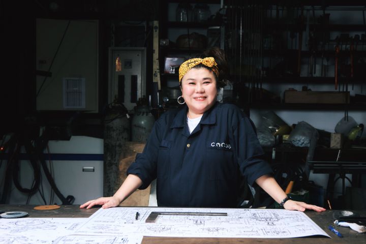 影后林美秀，在金曲形象短片中飾演「監工師傅」。圖/台視提供