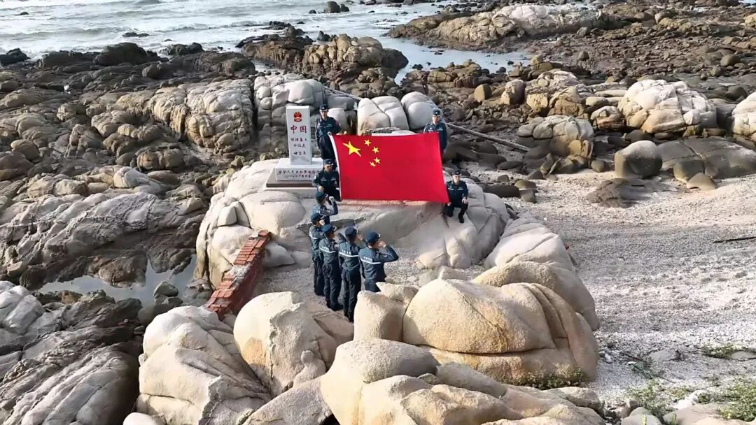 十一當天，大陸海警局播出宣傳片強調，以實力守護從北到南的萬里海疆。圖/取自中國海警局