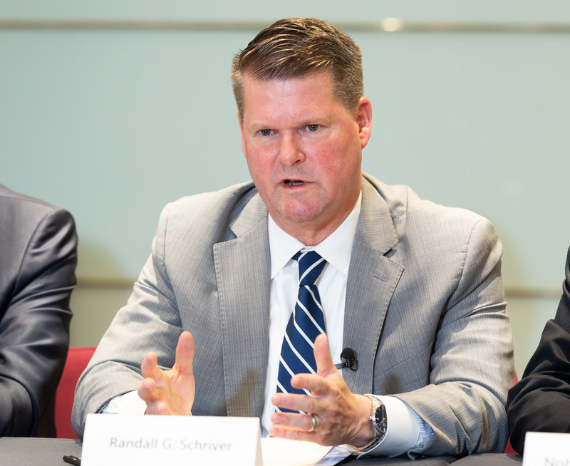 美國防部前印太助理部長、現任美國印太安全研究所負責人的薛瑞福說，共軍對台灣防識區侵擾過去五年增長1500%，2024年已超過3000次，2025年預計更高。圖／中央社