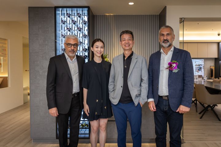 左起Pfleiderer亞太區董事總經理Ghazi Zouari、HAY總經理陳曼婷、歐德集團董事長陳國都。圖/歐德集團提供