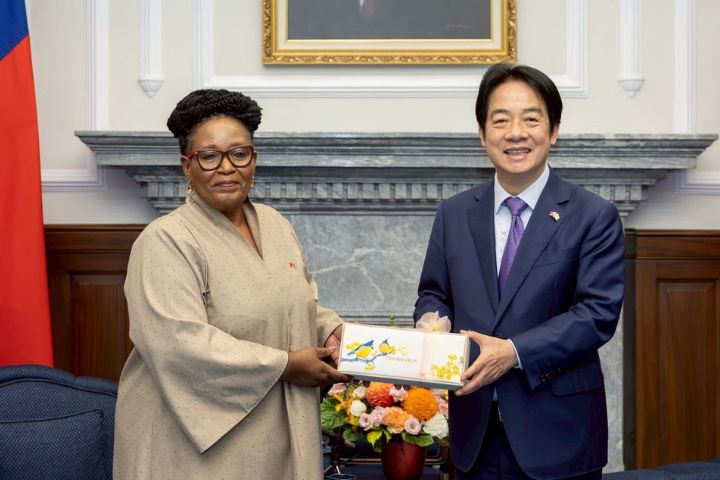 史瓦帝尼國王特使晉見賴總統　當面轉達「適當時機」再度訪問