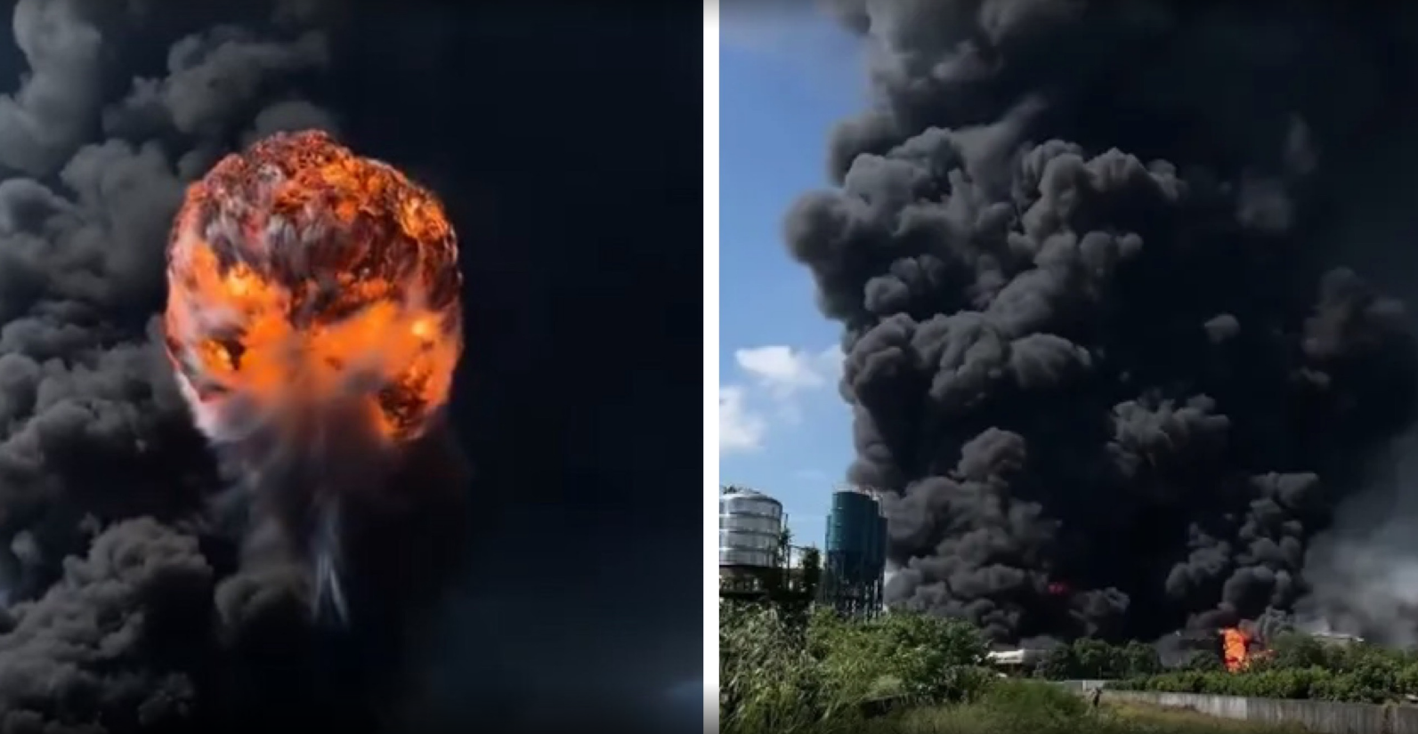 台南工廠大火冒蕈狀雲 胸腔醫憂：不知要增加多少肺癌