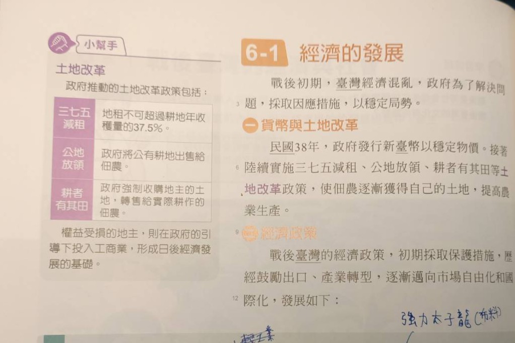 上課講「耕者有其田」被投訴談「威權時代」　國小代理師心累辭職　