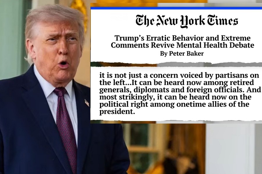 紐時：川普行為反覆無常與言論極端　已再度引發心理健康辯論