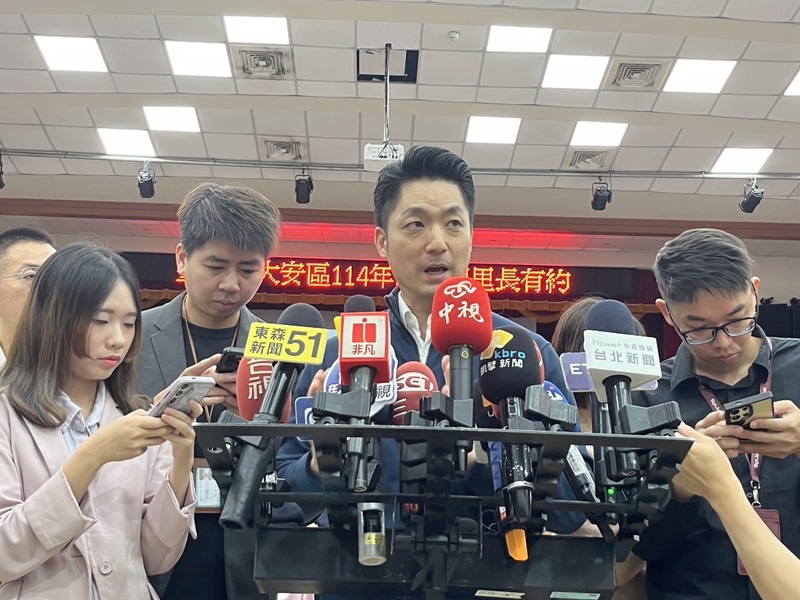 台北市長蔣萬安表示，內閣不應該是以如何推動罷免為考量。圖/中央社