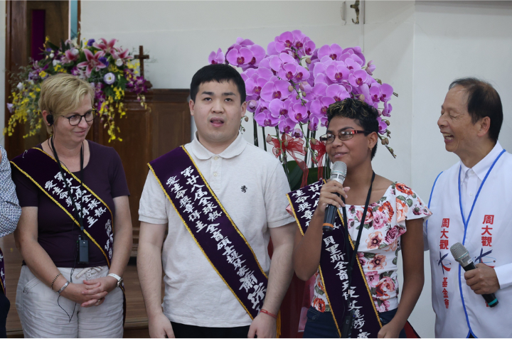 全球熱愛生命獎章得主送愛喜樂保育院 輪椅舞與阿富汗樂團共奏希望樂章