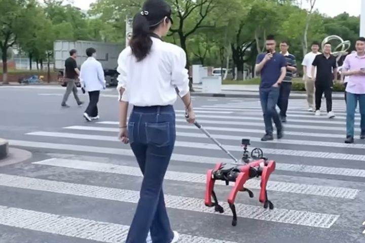   「途途」能在真實街道環境中進行即時決策，包含車流、人流、坑洞或天氣變化等複雜因素。圖/取自通視影片