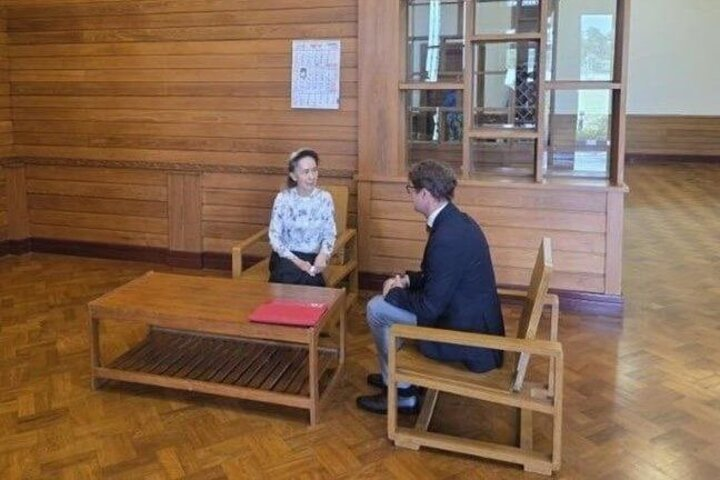翁山蘇姬會晤國際紅十字會代表　遭囚5年首度與外籍人士會面