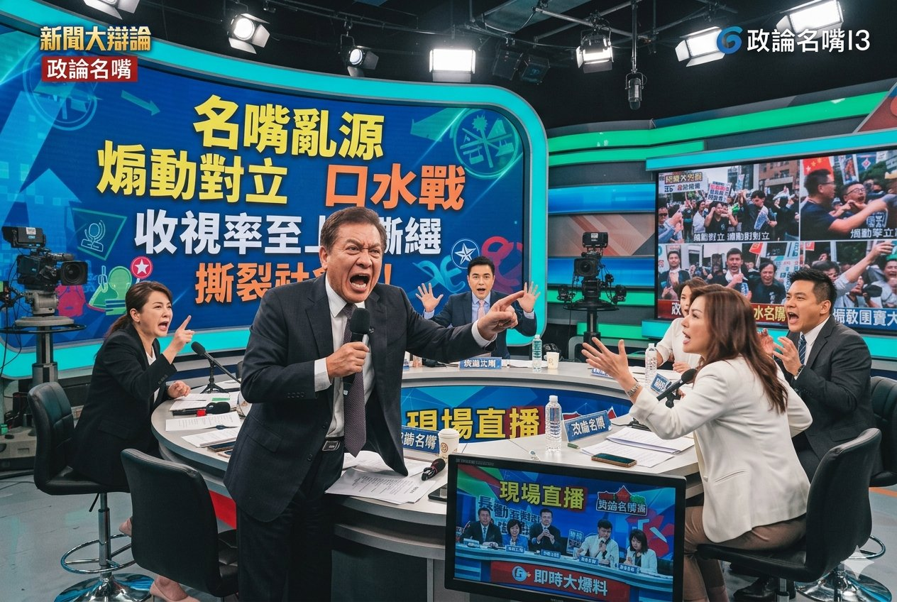 【黃丙喜專欄】名嘴、立委和道士--別被口水淹沒了！