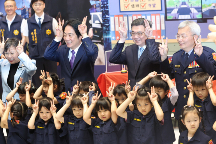 卓榮泰下意識吐真言？警察節喊「徹底打贏這場選戰」急改口