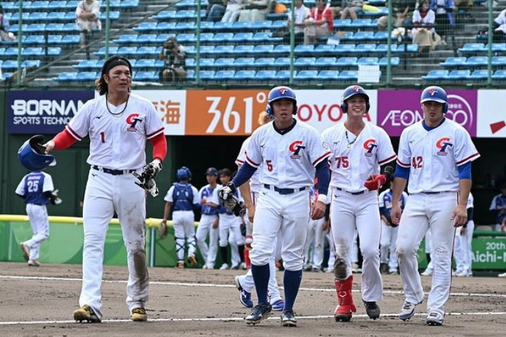 【名古屋亞運】陳敏賜、劉基鴻開轟　中華隊6局15比0提前扣倒泰國