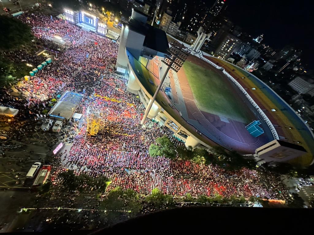 國民黨選前造勢晚會。圖/侯友宜競選辦公室提供